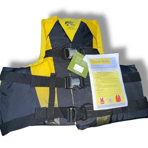 Bass Pro Shops Life Jacket Vest Adult Large XL 40"- 52" Type 3 PFD Water Sports - Picture 9 of 9